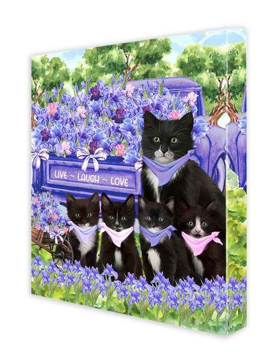 Tuxedo Cats Wall Art Canvas, Explore a Variety of Designs, Custom Digital Painting, Personalized, Ready to Hang Room Decor, Cat Gift for Pet Lovers