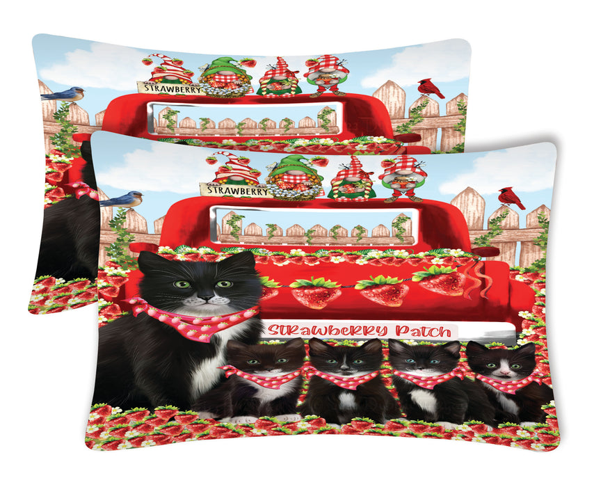 Tuxedo Pillow Case with a Variety of Designs, Custom, Personalized, Super Soft Pillowcases Set of 2, Cat and Pet Lovers Gifts