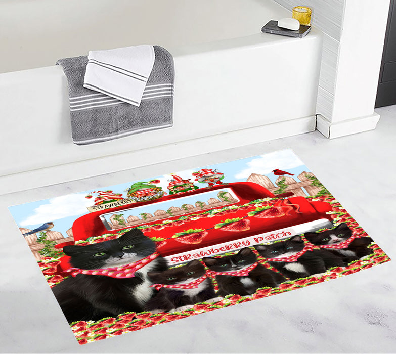 Tuxedo Bath Mat: Explore a Variety of Designs, Custom, Personalized, Anti-Slip Bathroom Rug Mats, Gift for Cat and Pet Lovers