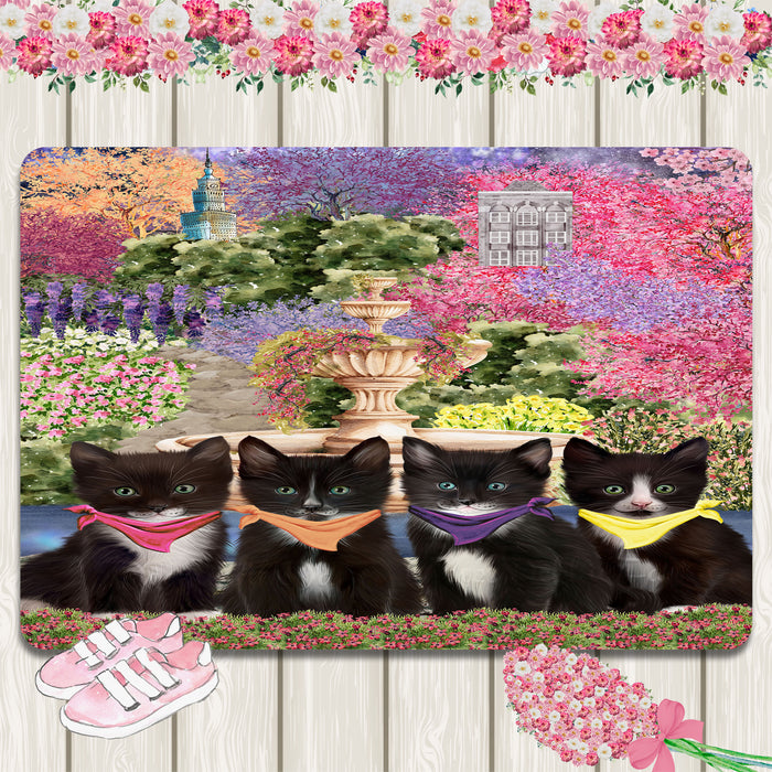 Tuxedo Cats Area Rug and Runner, Explore a Variety of Designs, Personalized, Indoor Floor Carpet Rugs for Home and Living Room, Custom, Cat Gift for Pet Lovers