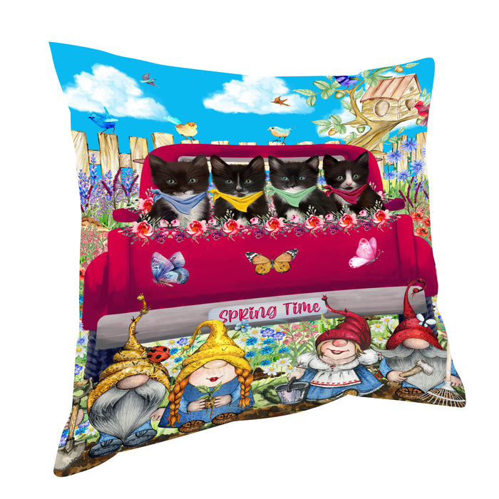 Tuxedo Pillow: Explore a Variety of Designs, Custom, Personalized, Throw Pillows Cushion for Sofa Couch Bed, Gift for Cat and Pet Lovers