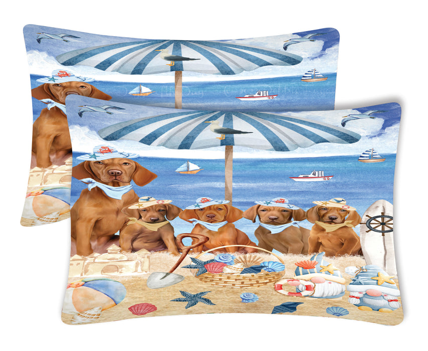 Vizsla Pillow Case with a Variety of Designs, Custom, Personalized, Super Soft Pillowcases Set of 2, Dog and Pet Lovers Gifts