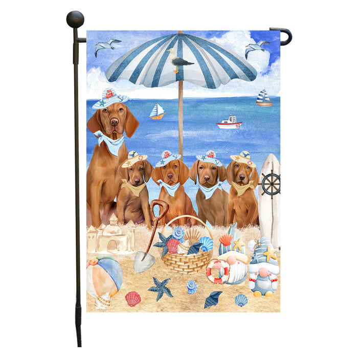 Vizsla Dogs Garden Flag, Double-Sided Outdoor Yard Garden Decoration, Explore a Variety of Designs, Custom, Weather Resistant, Personalized, Flags for Dog and Pet Lovers