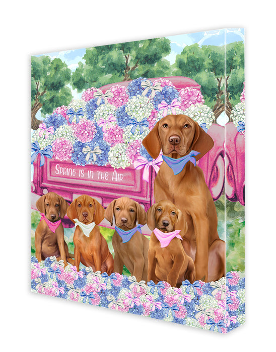 Vizsla Canvas: Explore a Variety of Designs, Personalized, Digital Art Wall Painting, Custom, Ready to Hang Room Decor, Dog Gift for Pet Lovers