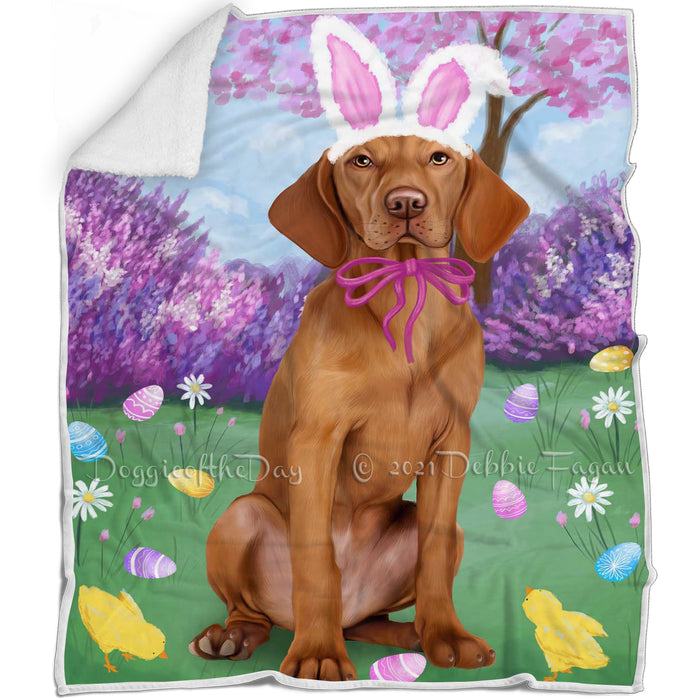 Vizsla Dog Easter Holiday Blanket BLNKT60402