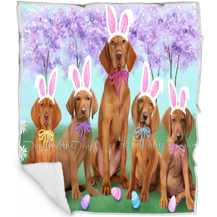 Vizslas Dog Easter Holiday Blanket BLNKT60411