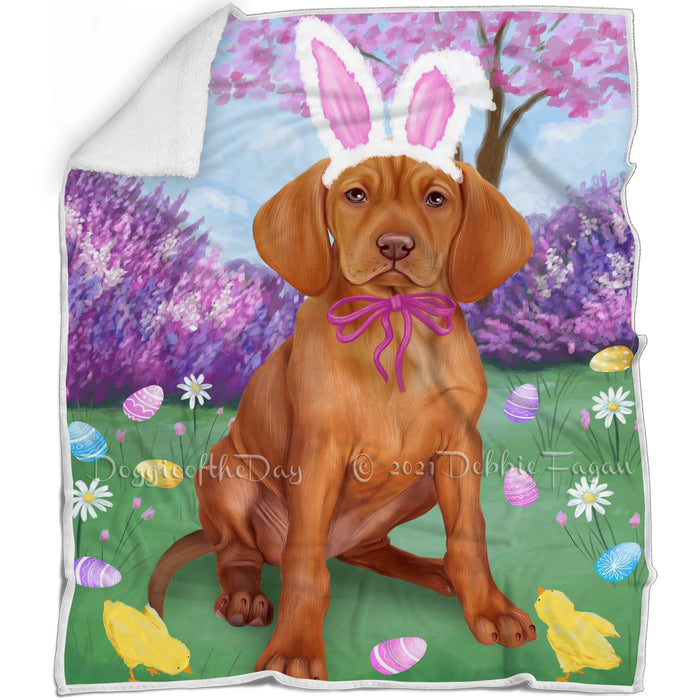 Vizsla Dog Easter Holiday Blanket BLNKT60420