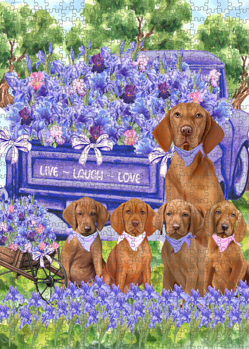 Vizsla Jigsaw Puzzle: Explore a Variety of Personalized Designs, Interlocking Puzzles Games for Adult, Custom, Dog Lover's Gifts