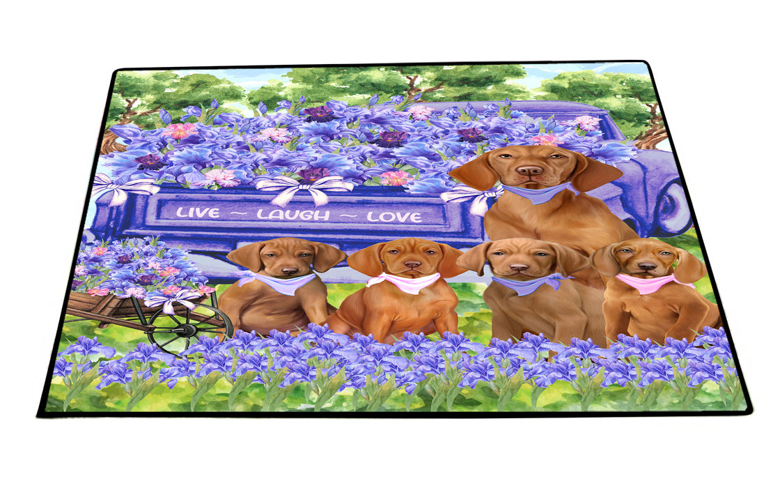 Vizsla Floor Mat: Explore a Variety of Designs, Anti-Slip Doormat for Indoor and Outdoor Welcome Mats, Personalized, Custom, Pet and Dog Lovers Gift