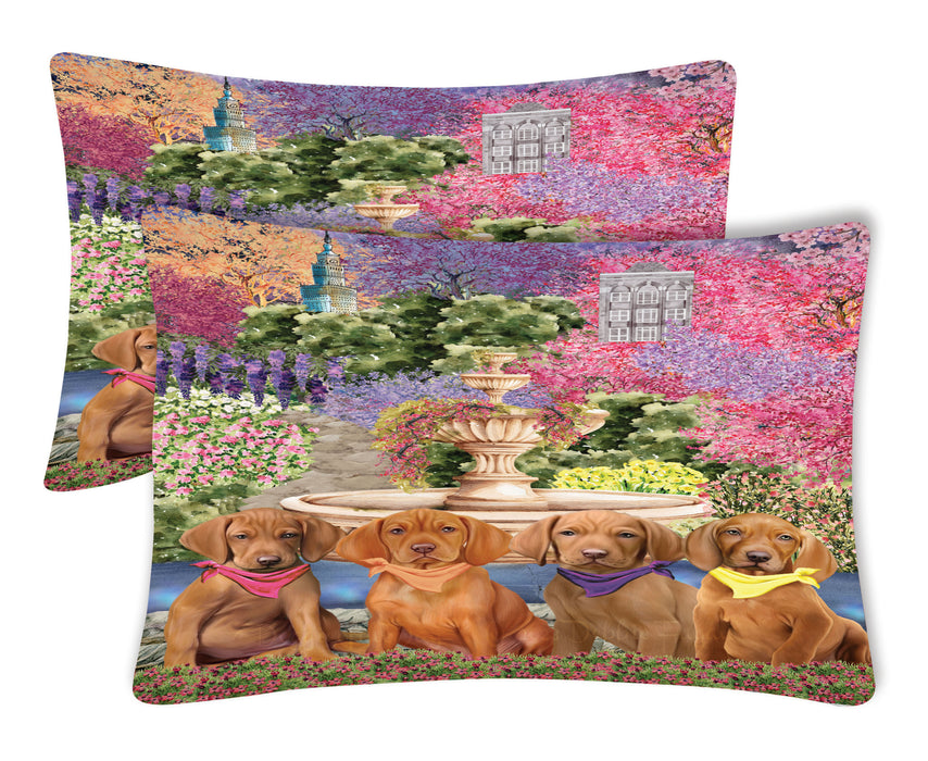 Vizsla Pillow Case, Explore a Variety of Designs, Personalized, Soft and Cozy Pillowcases Set of 2, Custom, Dog Lover's Gift
