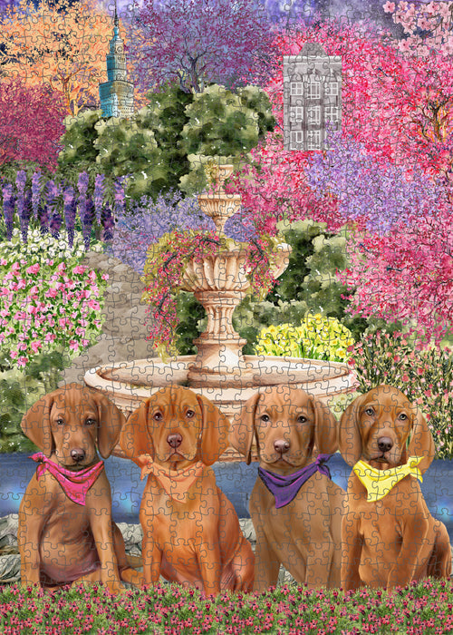 Vizsla Jigsaw Puzzle: Explore a Variety of Designs, Interlocking Halloween Puzzles for Adult, Custom, Personalized, Pet Gift for Dog Lovers