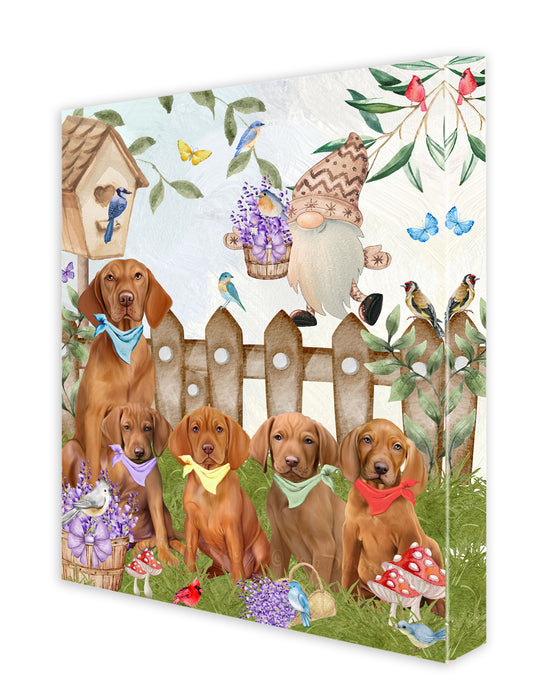 Vizsla Canvas: Explore a Variety of Custom Designs, Personalized, Digital Art Wall Painting, Ready to Hang Room Decor, Gift for Pet & Dog Lovers