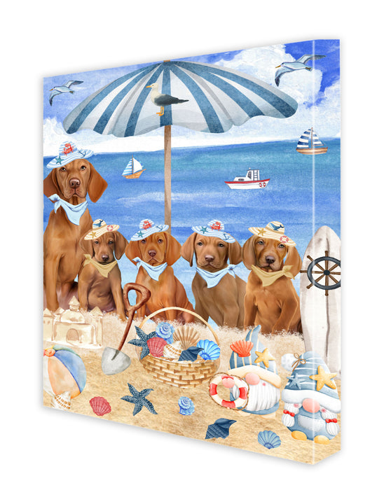 Vizsla Canvas: Explore a Variety of Designs, Digital Art Wall Painting, Personalized, Custom, Ready to Hang Room Decoration, Gift for Pet & Dog Lovers