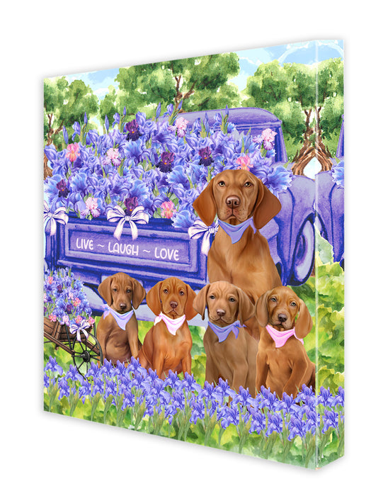 Vizsla Wall Art Canvas, Explore a Variety of Designs, Custom Digital Painting, Personalized, Ready to Hang Room Decor, Dog Gift for Pet Lovers