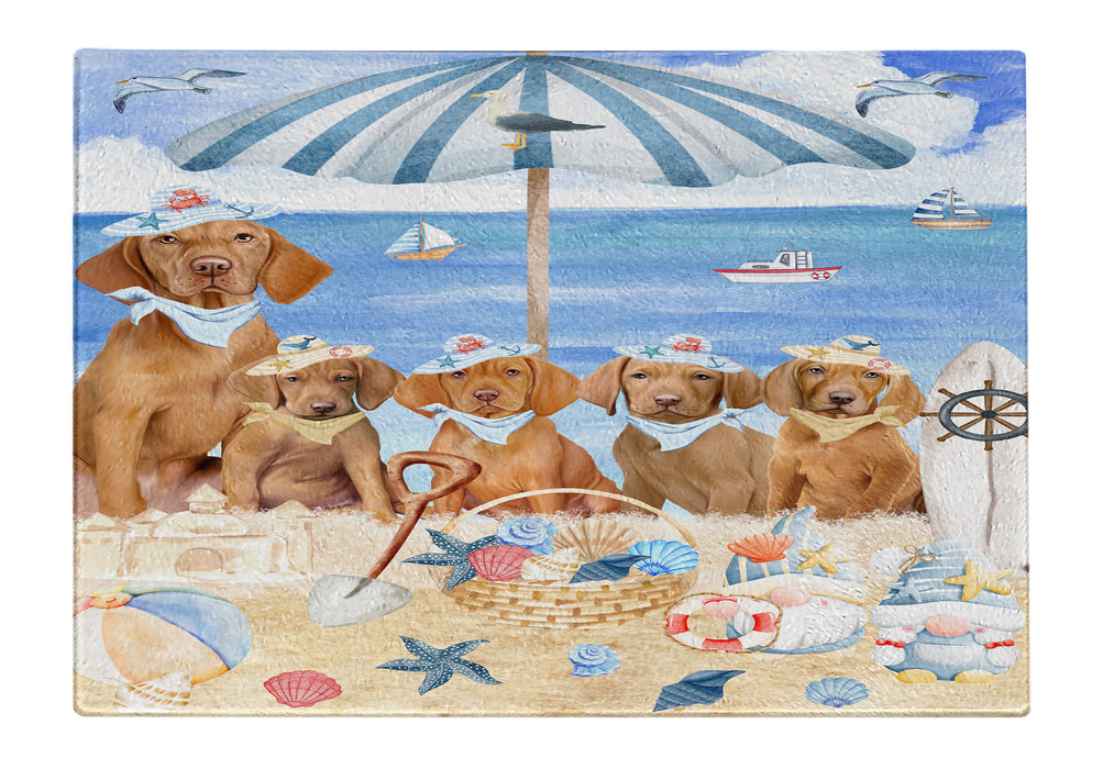 Vizsla Cutting Board: Explore a Variety of Personalized Designs, Custom, Tempered Glass Kitchen Chopping Meats, Vegetables, Pet Gift for Dog Lovers