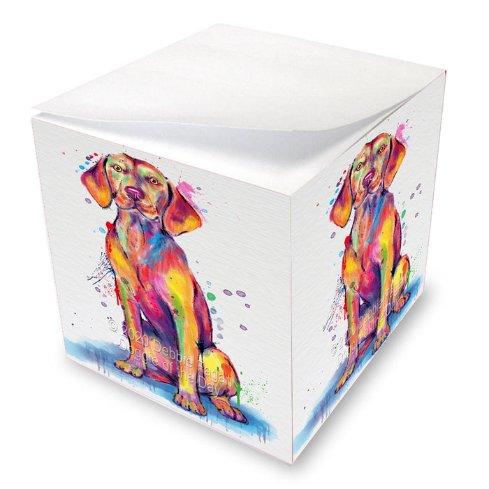 Watercolor Vizsla Dog Note Cube NOC-DOTD-A56927
