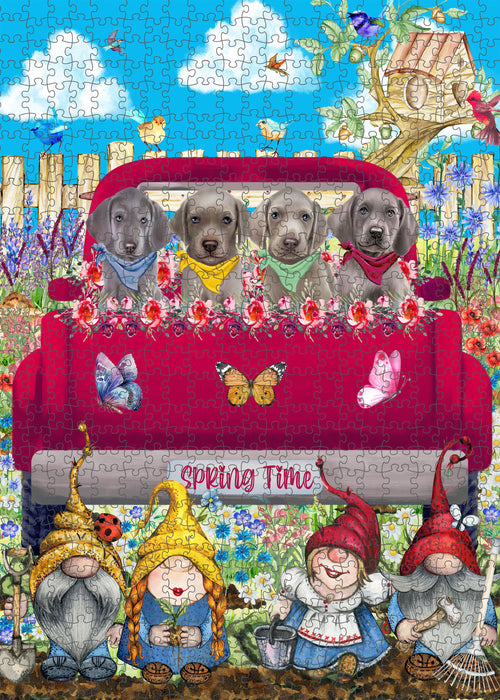 Weimaraner Jigsaw Puzzle: Explore a Variety of Designs, Interlocking Halloween Puzzles for Adult, Custom, Personalized, Pet Gift for Dog Lovers