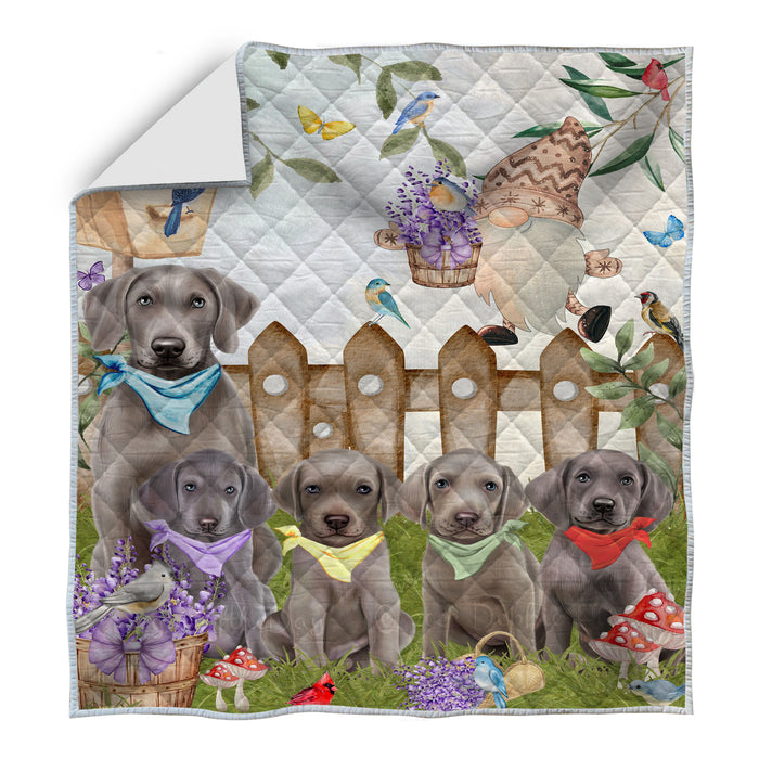 Weimaraner Quilt: Explore a Variety of Bedding Designs, Custom, Personalized, Bedspread Coverlet Quilted, Gift for Dog and Pet Lovers
