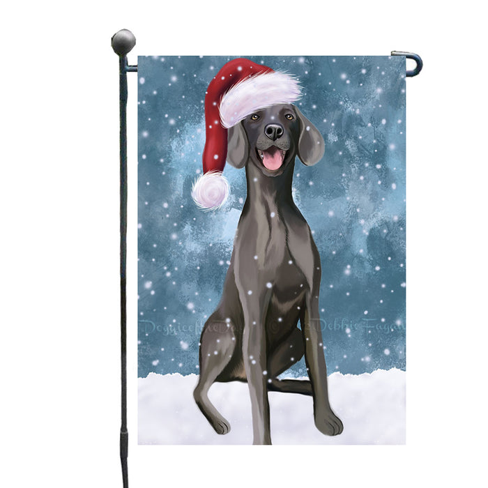Christmas Let it Snow Weimaraner Dog Garden Flags Outdoor Decor for Homes and Gardens Double Sided Garden Yard Spring Decorative Vertical Home Flags Garden Porch Lawn Flag for Decorations GFLG68820