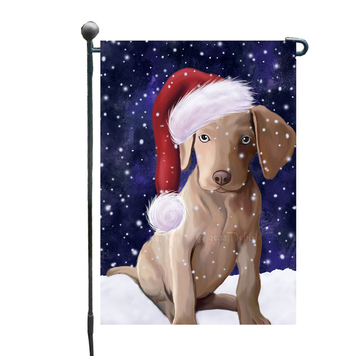 Christmas Let it Snow Weimaraner Dog Garden Flags Outdoor Decor for Homes and Gardens Double Sided Garden Yard Spring Decorative Vertical Home Flags Garden Porch Lawn Flag for Decorations GFLG68821