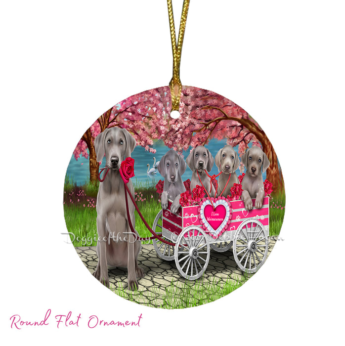 Mother's Day Gift Basket Weimaraner Dogs Blanket, Pillow, Coasters, Magnet, Coffee Mug and Ornament