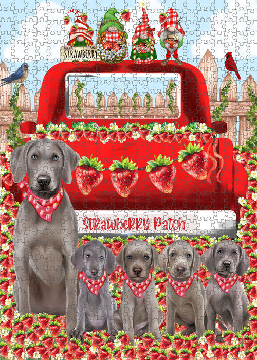 Weimaraner Jigsaw Puzzle, Interlocking Puzzles Games for Adult, Explore a Variety of Designs, Personalized, Custom, Gift for Pet and Dog Lovers