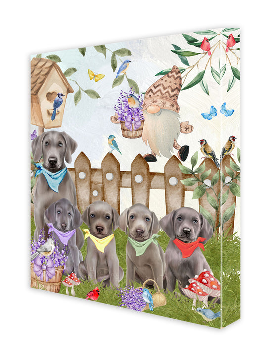 Weimaraner Wall Art Canvas, Explore a Variety of Designs, Custom Digital Painting, Personalized, Ready to Hang Room Decor, Dog Gift for Pet Lovers