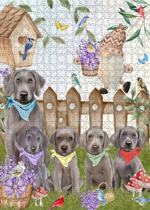 Weimaraner Jigsaw Puzzle for Adult, Interlocking Puzzles Games, Personalized, Explore a Variety of Designs, Custom, Dog Gift for Pet Lovers