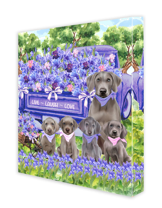 Weimaraner Canvas: Explore a Variety of Designs, Custom, Digital Art Wall Painting, Personalized, Ready to Hang Halloween Room Decor, Pet Gift for Dog Lovers