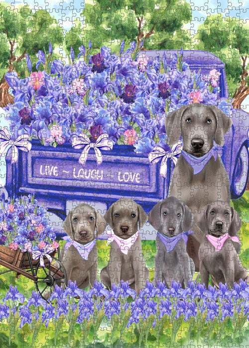 Weimaraner Jigsaw Puzzle: Interlocking Puzzles Games for Adult, Explore a Variety of Custom Designs, Personalized, Pet and Dog Lovers Gift