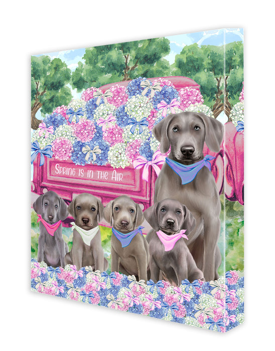 Weimaraner Canvas: Explore a Variety of Designs, Custom, Digital Art Wall Painting, Personalized, Ready to Hang Halloween Room Decor, Pet Gift for Dog Lovers