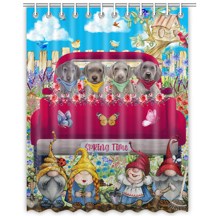 Weimaraner Shower Curtain: Explore a Variety of Designs, Bathtub Curtains for Bathroom Decor with Hooks, Custom, Personalized, Dog Gift for Pet Lovers