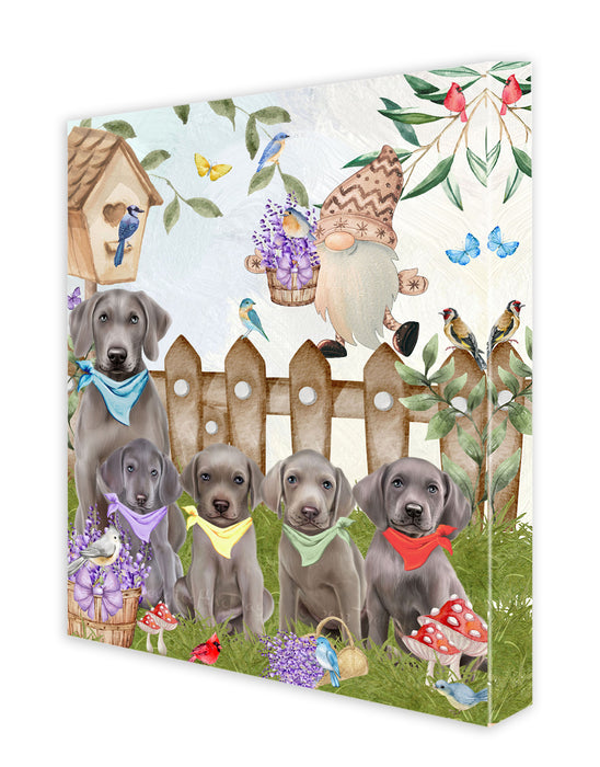 Weimaraner Canvas: Explore a Variety of Designs, Custom, Digital Art Wall Painting, Personalized, Ready to Hang Halloween Room Decor, Pet Gift for Dog Lovers