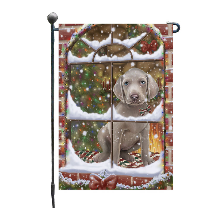 Please come Home for Christmas Weimaraner Dog Garden Flags Outdoor Decor for Homes and Gardens Double Sided Garden Yard Spring Decorative Vertical Home Flags Garden Porch Lawn Flag for Decorations GFLG68856