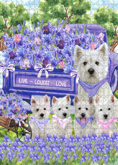 West Highland Terrier Jigsaw Puzzle: Explore a Variety of Designs, Interlocking Puzzles Games for Adult, Custom, Personalized, Gift for Dog and Pet Lovers