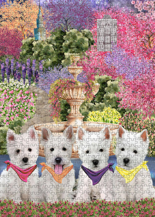 West Highland Terrier Jigsaw Puzzle: Interlocking Puzzles Games for Adult, Explore a Variety of Custom Designs, Personalized, Pet and Dog Lovers Gift
