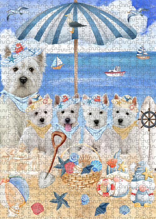 West Highland Terrier Jigsaw Puzzle: Explore a Variety of Designs, Interlocking Puzzles Games for Adult, Custom, Personalized, Gift for Dog and Pet Lovers