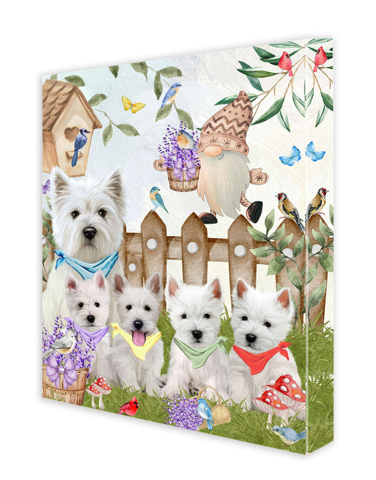 West Highland Terrier Canvas: Explore a Variety of Designs, Digital Art Wall Painting, Personalized, Custom, Ready to Hang Room Decoration, Gift for Pet & Dog Lovers