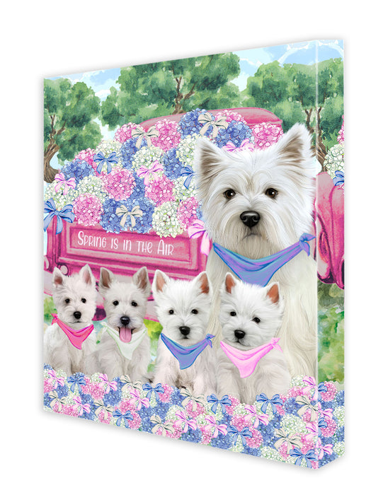 West Highland Terrier Canvas: Explore a Variety of Designs, Digital Art Wall Painting, Personalized, Custom, Ready to Hang Room Decoration, Gift for Pet & Dog Lovers