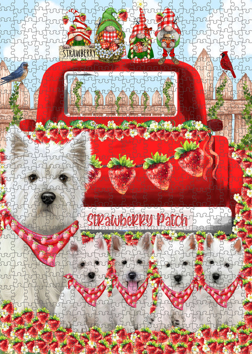 West Highland Terrier Jigsaw Puzzle for Adult, Interlocking Puzzles Games, Personalized, Explore a Variety of Designs, Custom, Dog Gift for Pet Lovers