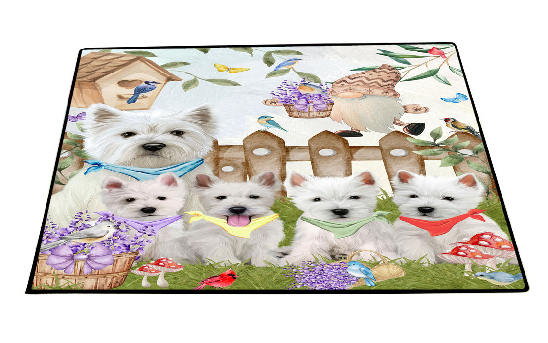West Highland Terrier Floor Mat, Non-Slip Door Mats for Indoor and Outdoor, Custom, Explore a Variety of Personalized Designs, Dog Gift for Pet Lovers