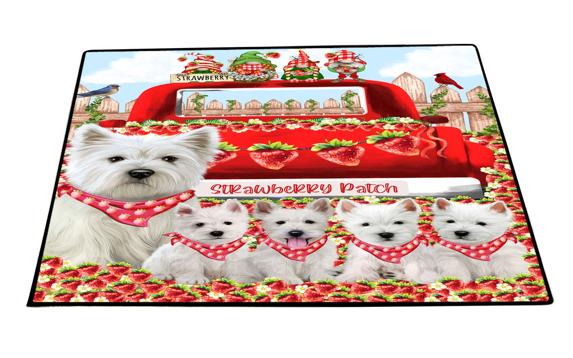 West Highland Terrier Floor Mat, Non-Slip Door Mats for Indoor and Outdoor, Custom, Explore a Variety of Personalized Designs, Dog Gift for Pet Lovers