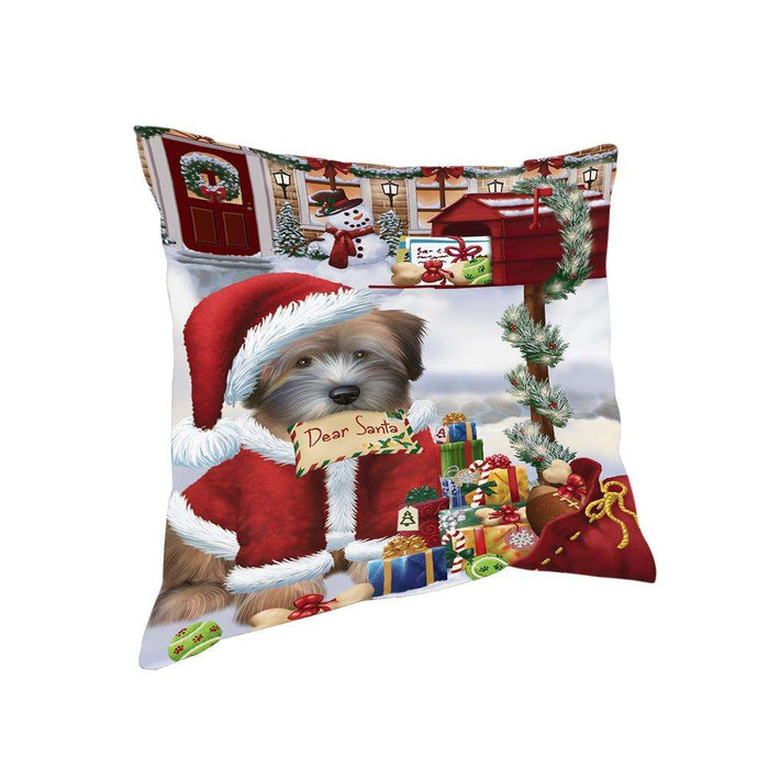 Wheaten Terrier Dog Dear Santa Letter Christmas Holiday Mailbox Pillow PIL70864
