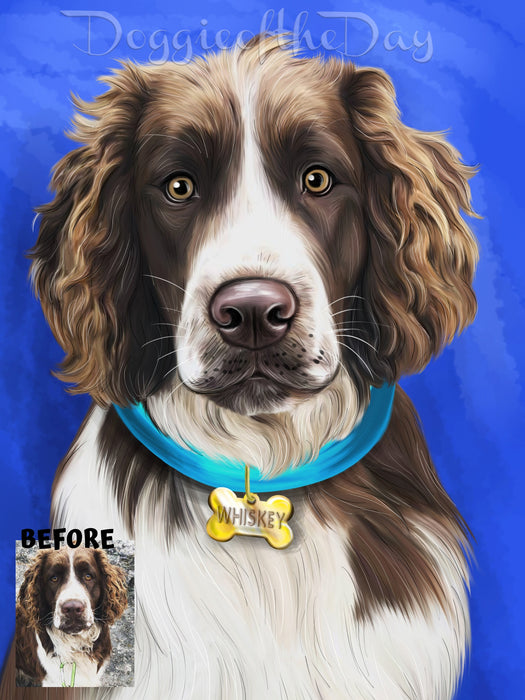 Digital Painting PERSONALIZED Caricature PET PORTRAIT! Custom Pet Dog or Cat Art