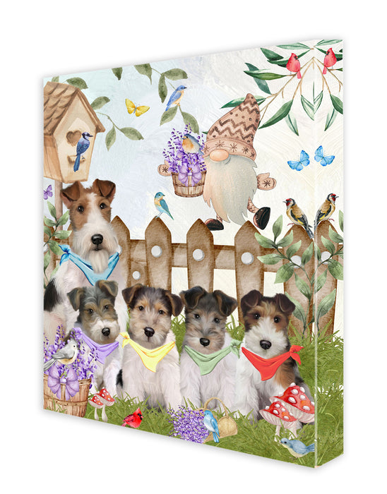 Wire Fox Terrier Canvas: Explore a Variety of Personalized Designs, Custom, Digital Art Wall Painting, Ready to Hang Room Decor, Gift for Dog and Pet Lovers