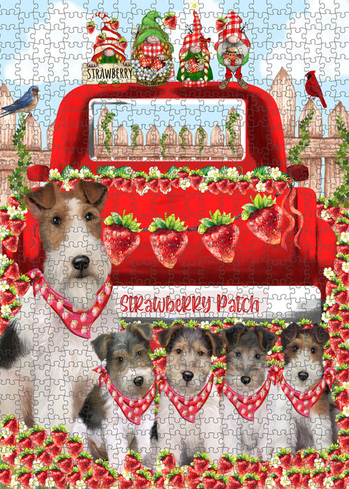 Wire Fox Terrier Jigsaw Puzzle for Adult, Explore a Variety of Designs, Interlocking Puzzles Games, Custom and Personalized, Gift for Dog and Pet Lovers