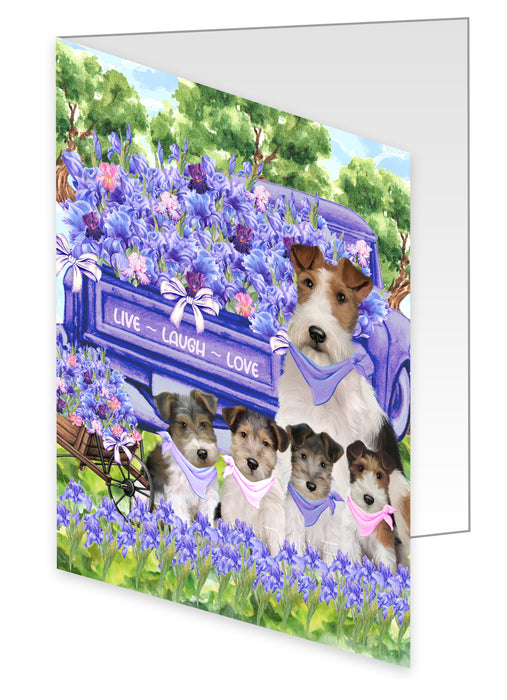Wire Fox Terrier Greeting Cards & Note Cards with Envelopes: Explore a Variety of Designs, Custom, Invitation Card Multi Pack, Personalized, Gift for Pet and Dog Lovers
