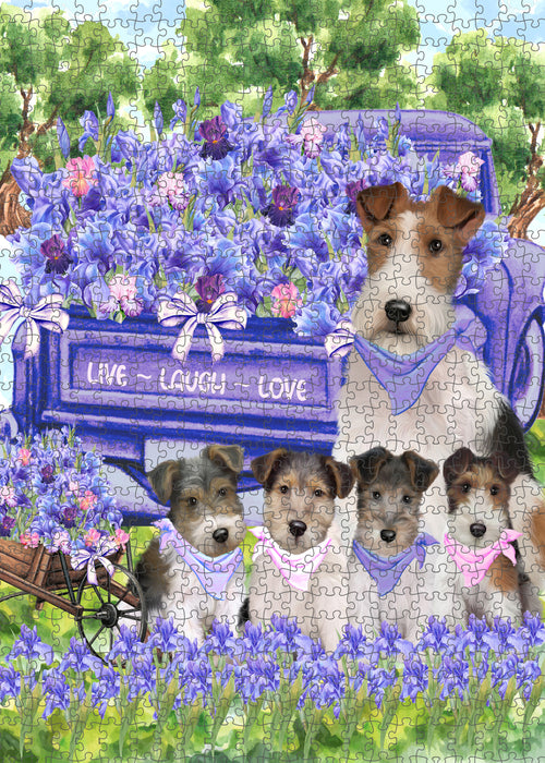 Wire Fox Terrier Jigsaw Puzzle: Explore a Variety of Designs, Interlocking Puzzles Games for Adult, Custom, Personalized, Gift for Dog and Pet Lovers