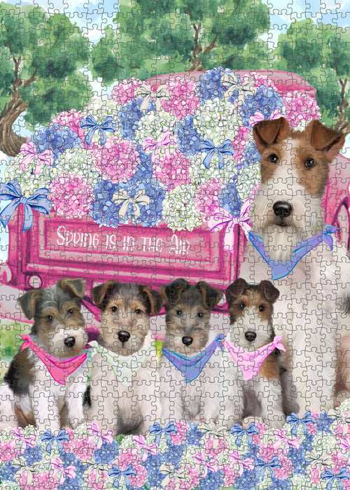 Wire Fox Terrier Jigsaw Puzzle for Adult, Explore a Variety of Designs, Interlocking Puzzles Games, Custom and Personalized, Gift for Dog and Pet Lovers