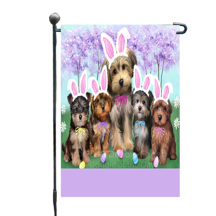 Personalized Easter Holiday Yorkipoo Dogs Custom Garden Flags GFLG-DOTD-A59068